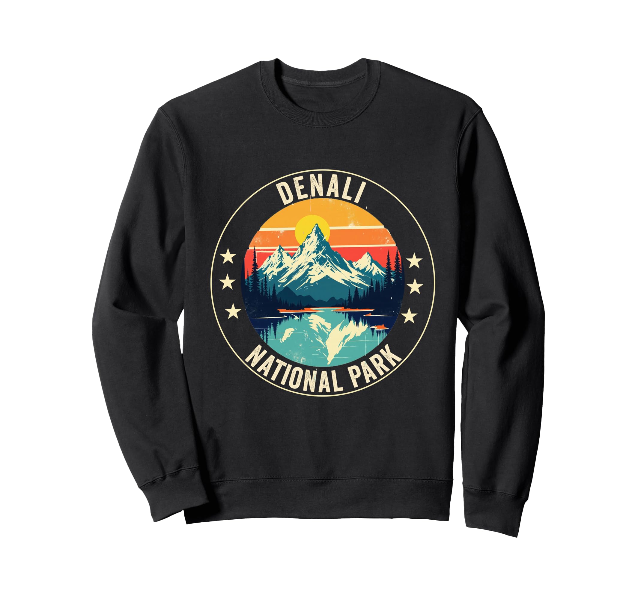 Denali National Park Souvenir Alaska Sweatshirt - Unique Graphic Unisex - T-Shirt, Sweatshirt, Hoodie