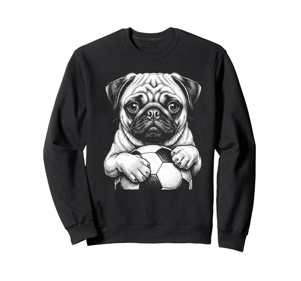 Fans Ball Mascot Black And White Sweatshirt - Streetwear Style for Adults - T-Shirt, Sweatshirt, Hoodie