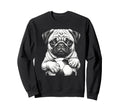 Fans Ball Mascot Black And White Sweatshirt - Streetwear Style for Adults - T-Shirt, Sweatshirt, Hoodie