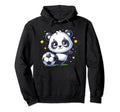 Panda Soccer Player Kicking Soccer Ball Hoodie - Streetwear Style Unisex - T-Shirt, Sweatshirt, Hoodie