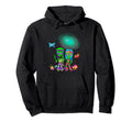 Space Alien Couple Matching 60S 70 Peace Hoodie - Trendy Graphic Unisex - T-Shirt, Sweatshirt, Hoodie