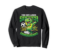 This Loves Soccer And Dinosaurs Sweatshirt - Aesthetic Graphic Unisex - T-Shirt, Sweatshirt, Hoodie