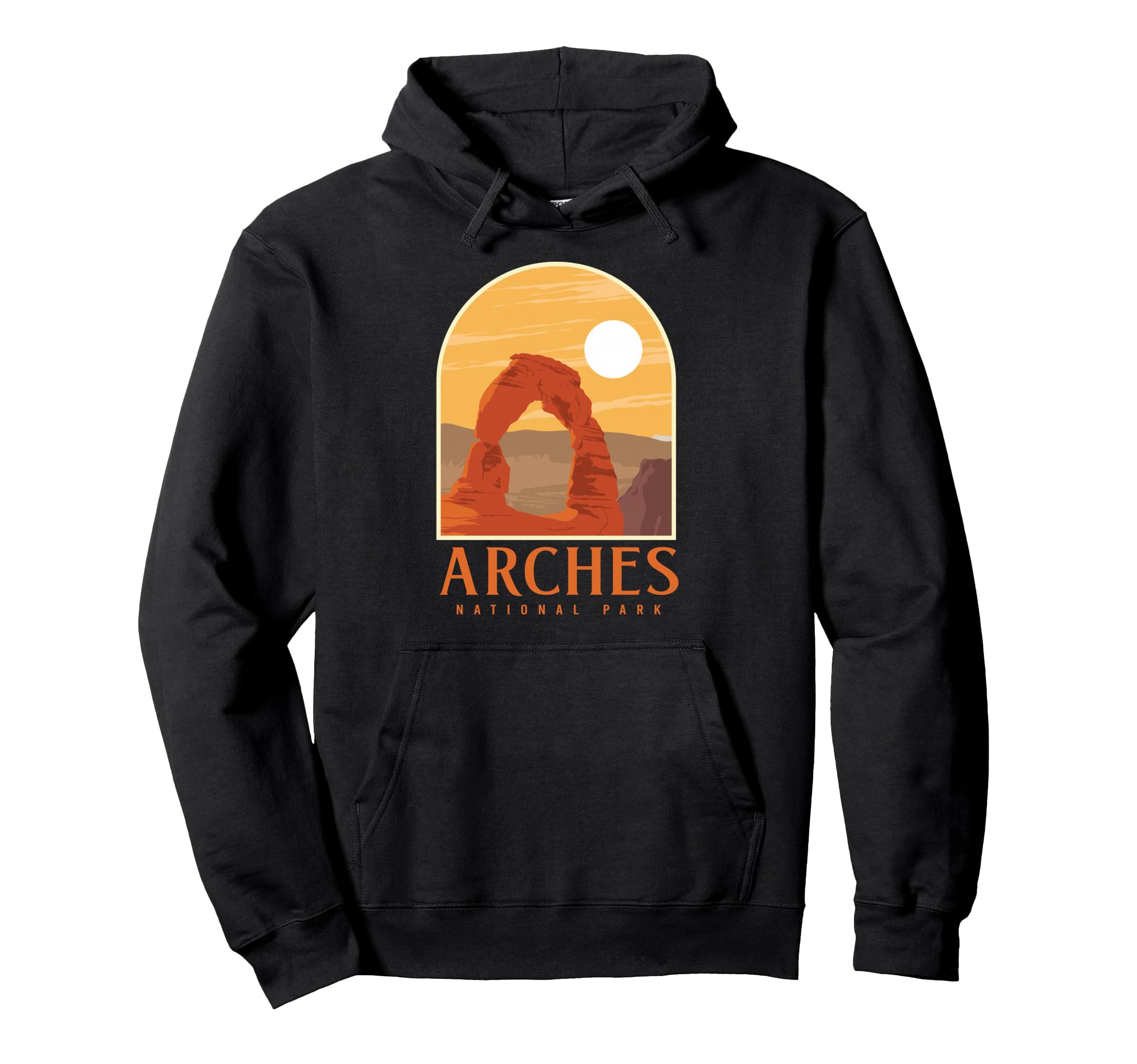Utah Hiking Camping Arches National Hoodie - Minimalist Print Men Women - T-Shirt, Sweatshirt, Hoodie