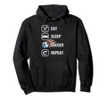 Eat Sleep Soccer Repeat Football Lovers Hoodie - Novelty Apparel Men Women - T-Shirt, Sweatshirt, Hoodie