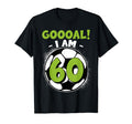 60 Year Old Birthday Soccer Themed T-Shirt - Casual Everyday Wear Unisex - T-Shirt, Sweatshirt, Hoodie