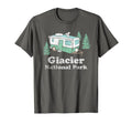 Glacier National Park Camper T-Shirt - Custom Art Print Men Women - T-Shirt, Sweatshirt, Hoodie