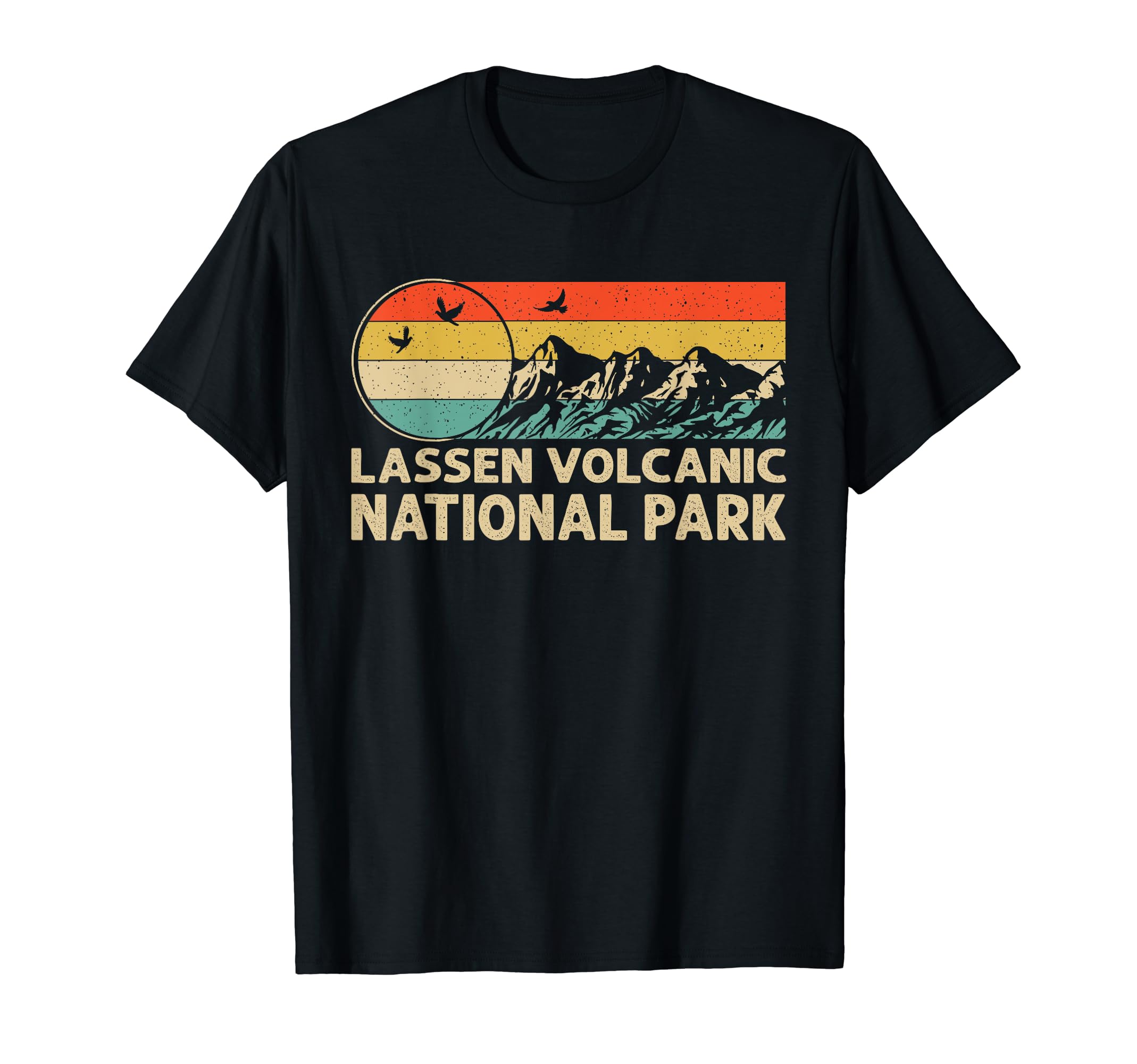 Hiking Camping Lover Lassen Volcanic T-Shirt - Custom Art Print for Adults - T-Shirt, Sweatshirt, Hoodie