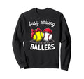 Proud Busy Raising Ballers Sports Sweatshirt - Custom Art Print Men Women - T-Shirt, Sweatshirt, Hoodie