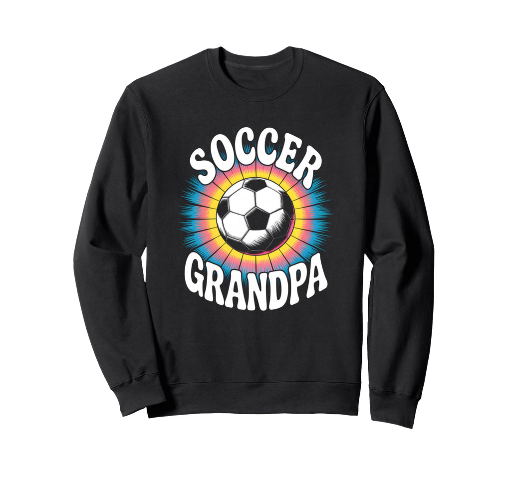 Soccer Grandpa Tie Dye Sweatshirt - Novelty Apparel Unisex - T-Shirt, Sweatshirt, Hoodie
