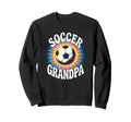 Soccer Grandpa Tie Dye Sweatshirt - Novelty Apparel Unisex - T-Shirt, Sweatshirt, Hoodie