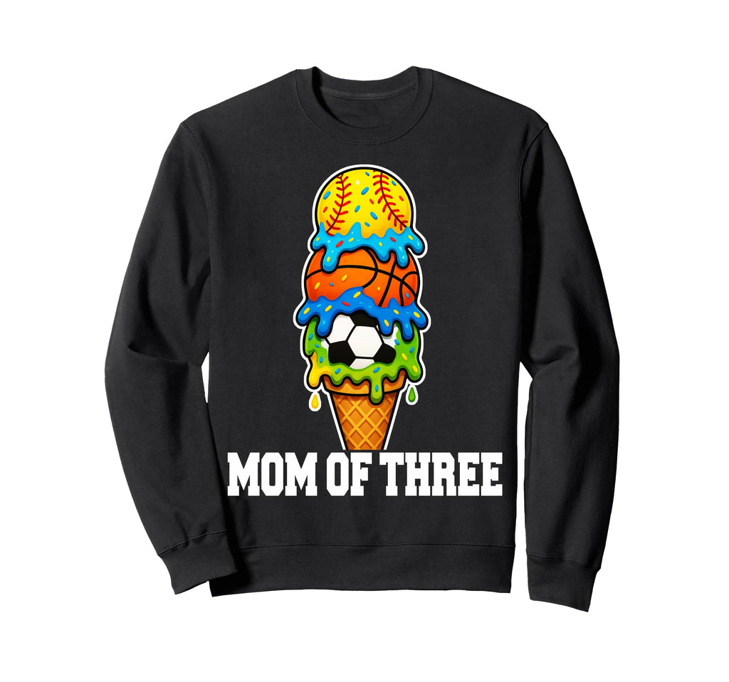 Softball Soccer Basketball Mom Ice Sweatshirt - Trendy Graphic Men Women - T-Shirt, Sweatshirt, Hoodie