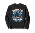 Raised Old School Hip Hop Cassette Sweatshirt - Trendy Graphic Men Women - T-Shirt, Sweatshirt, Hoodie