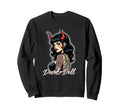 Rockabilly Devil Pin Up 1950S Sweatshirt - Fun Novelty Design Men Women - T-Shirt, Sweatshirt, Hoodie