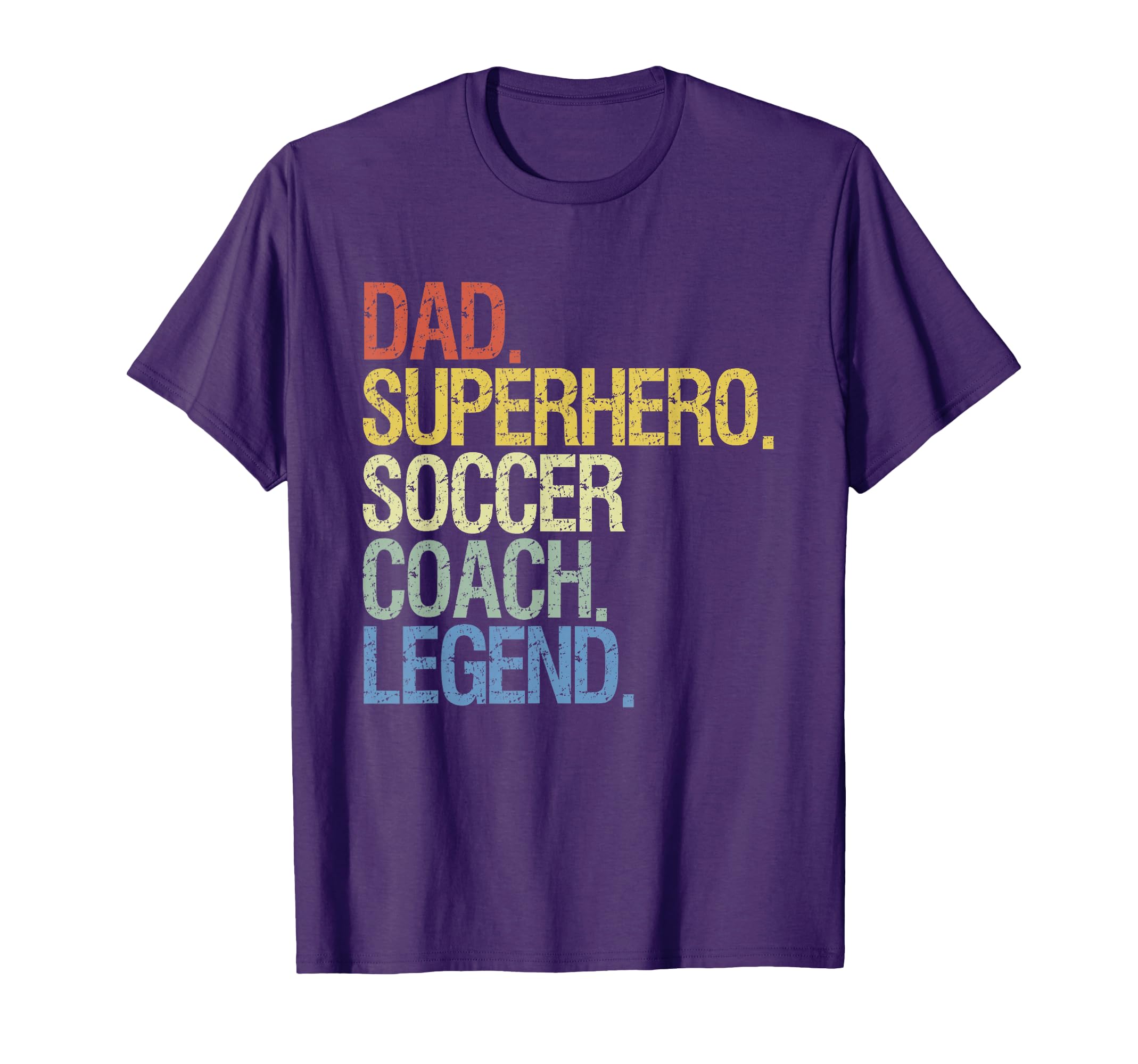 Dad Superhero Soccer Coach Legend T-Shirt - Aesthetic Graphic Men Women - T-Shirt, Sweatshirt, Hoodie