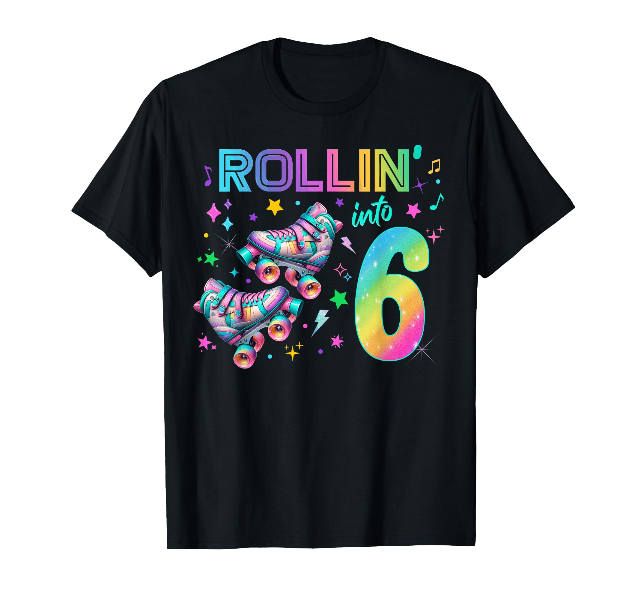 Roller Skates Birthday Outfit T-Shirt - Fun Novelty Design Unisex - T-Shirt, Sweatshirt, Hoodie