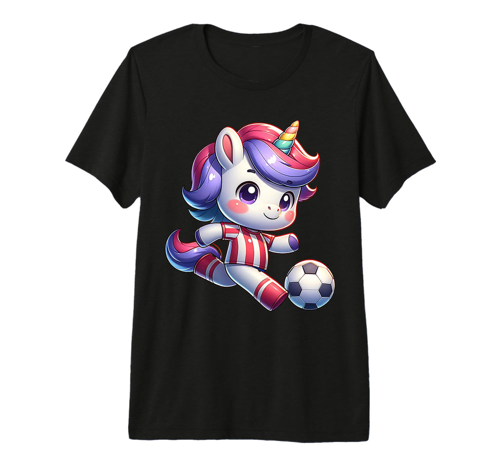 Footballer Unicorn Fans Soccer Team T-Shirt - Unique Graphic Men Women - T-Shirt, Sweatshirt, Hoodie