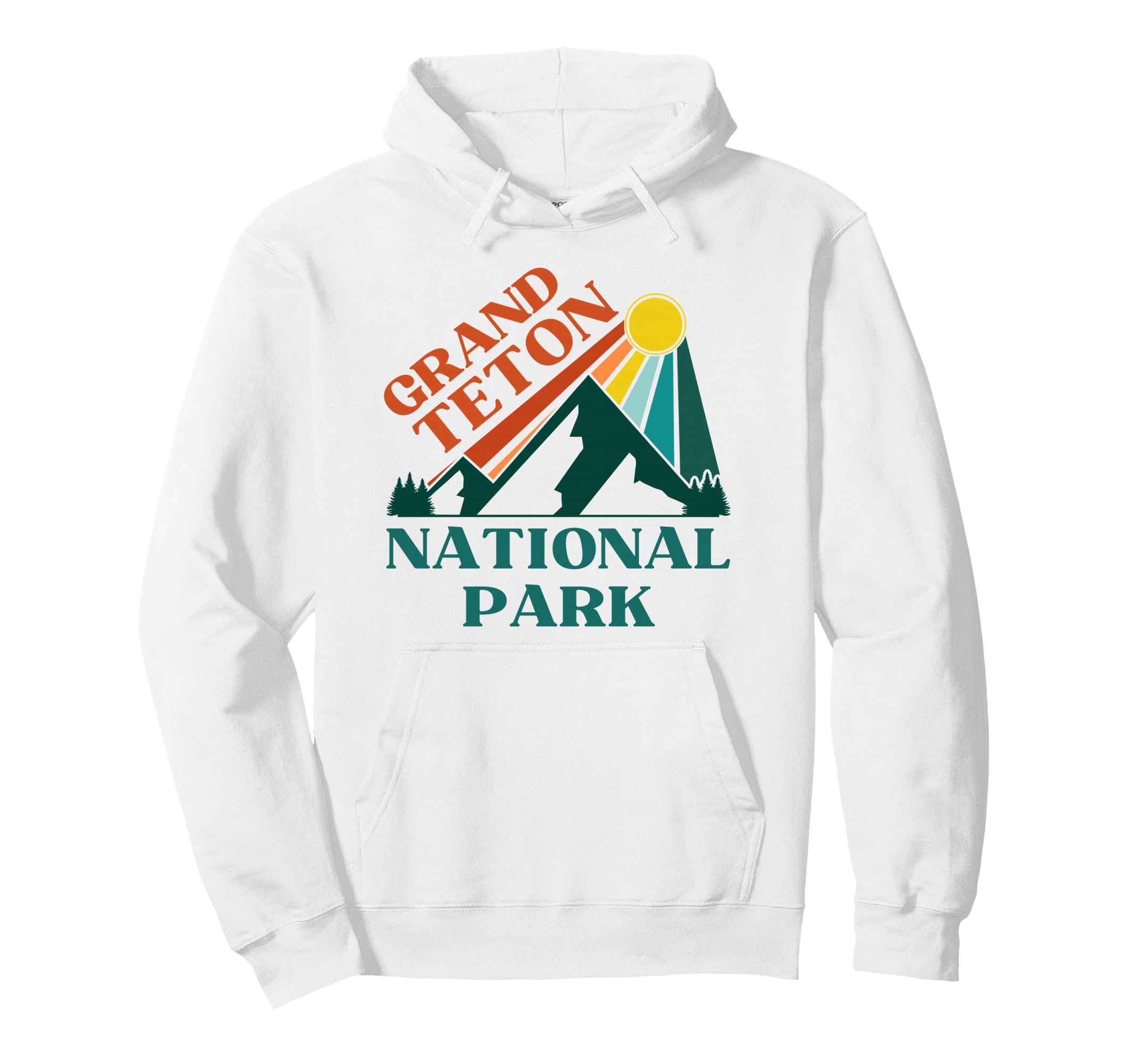 Grand Teton National Park Wyoming Usa Hoodie - Casual Everyday Wear Unisex - T-Shirt, Sweatshirt, Hoodie