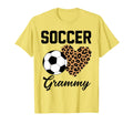 Soccer Grammy Leopard Heart Grammy T-Shirt - Unique Graphic Unisex - T-Shirt, Sweatshirt, Hoodie