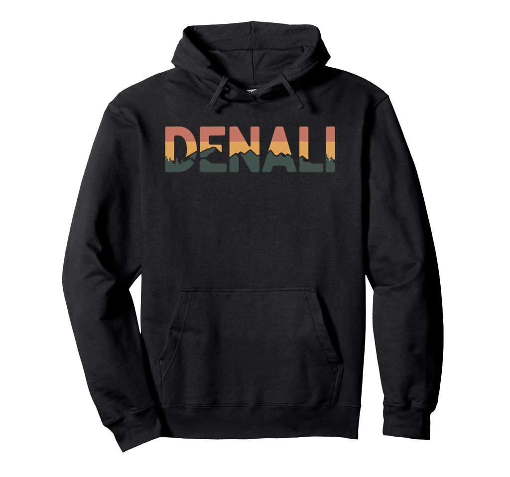 Denali Est 1917 Alaska National Park Hoodie - Custom Art Print Men Women - T-Shirt, Sweatshirt, Hoodie