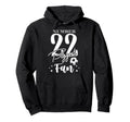 Number 22 Biggest Fan Soccer Player Family Hoodie - Unique Graphic Unisex - T-Shirt, Sweatshirt, Hoodie
