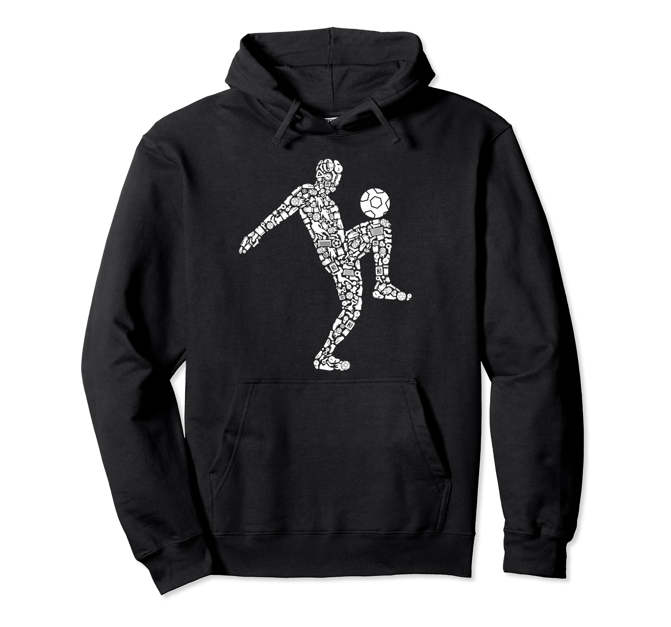 Soccer Team Futbol Game Soccer Player Hoodie - Trendy Graphic for Adults - T-Shirt, Sweatshirt, Hoodie