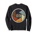 Minimalist Photographer Camera Sweatshirt - Trendy Graphic Men Women - T-Shirt, Sweatshirt, Hoodie