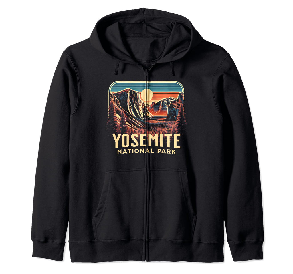 Yosemite National Park California Usa Hoodie - Trendy Graphic Men Women - T-Shirt, Sweatshirt, Hoodie
