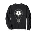Soccer Lightbulb Ball Players Sweatshirt - Graphic Print for Adults - T-Shirt, Sweatshirt, Hoodie