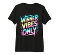 Winner Vibes Only Motivational Field T-Shirt - Aesthetic Graphic Unisex - T-Shirt, Sweatshirt, Hoodie