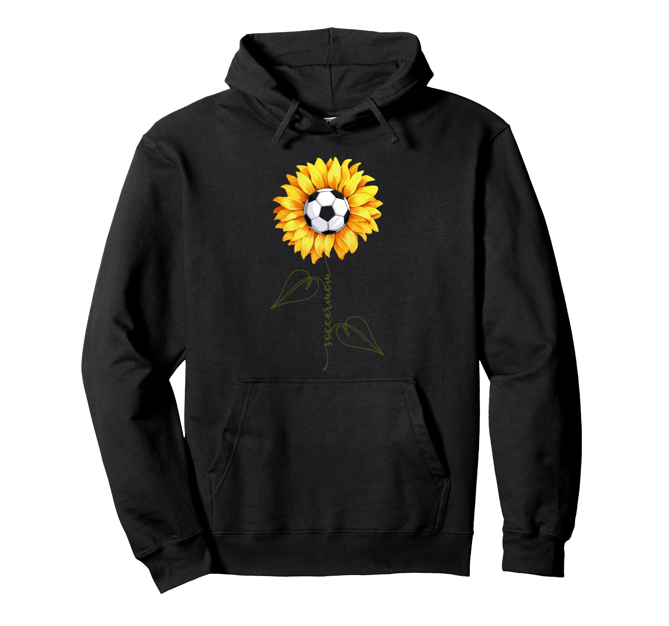 Soccer Mom Mama Soccer Lovers Hoodie - Fun Novelty Design Men Women - T-Shirt, Sweatshirt, Hoodie