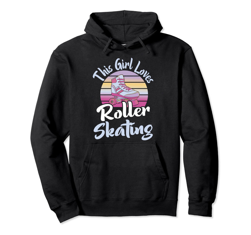 Funny Rollerskate This Loves Roller Hoodie - Fun Novelty Design Men Women - T-Shirt, Sweatshirt, Hoodie
