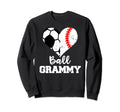 Ball Grammy Heart Funny Soccer Sweatshirt - Aesthetic Graphic for Adults - T-Shirt, Sweatshirt, Hoodie