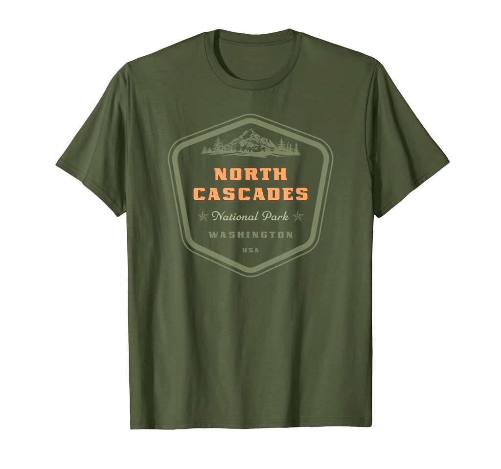 North Cascades National Park Washington T-Shirt - Custom Art Print Unisex - T-Shirt, Sweatshirt, Hoodie