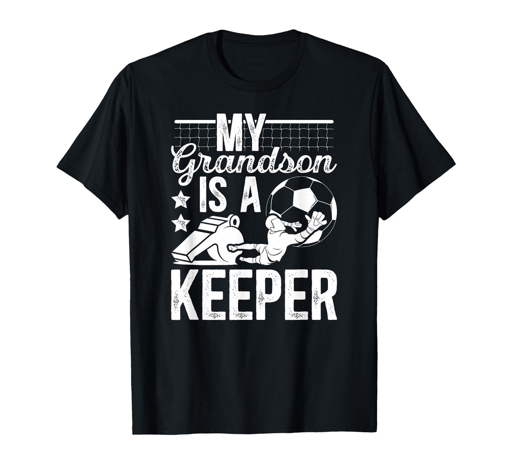 Proud Soccer Keeper Pop Pop Grandpa Soccer T-Shirt - Unique Graphic Unisex - T-Shirt, Sweatshirt, Hoodie