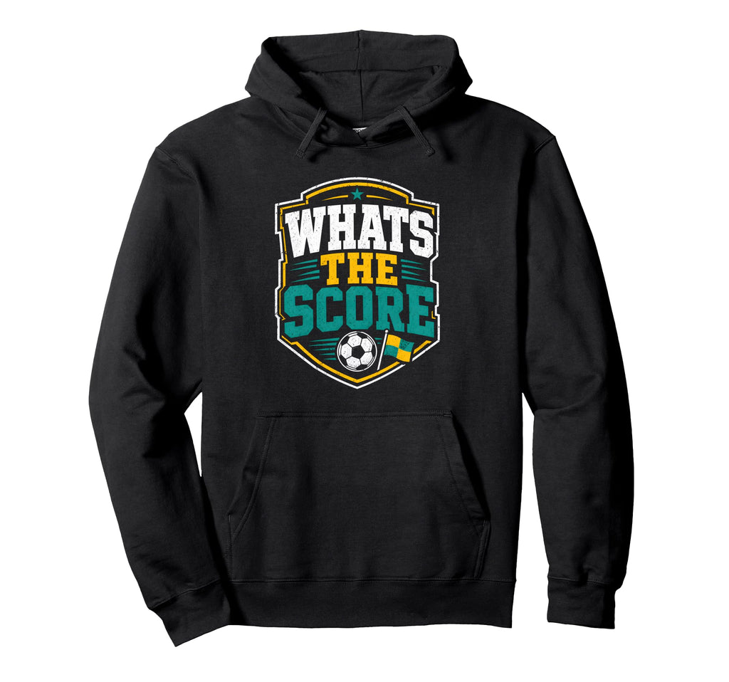 Whats Score Sideline Social Club Soccer Hoodie - Fun Novelty Design Unisex - T-Shirt, Sweatshirt, Hoodie