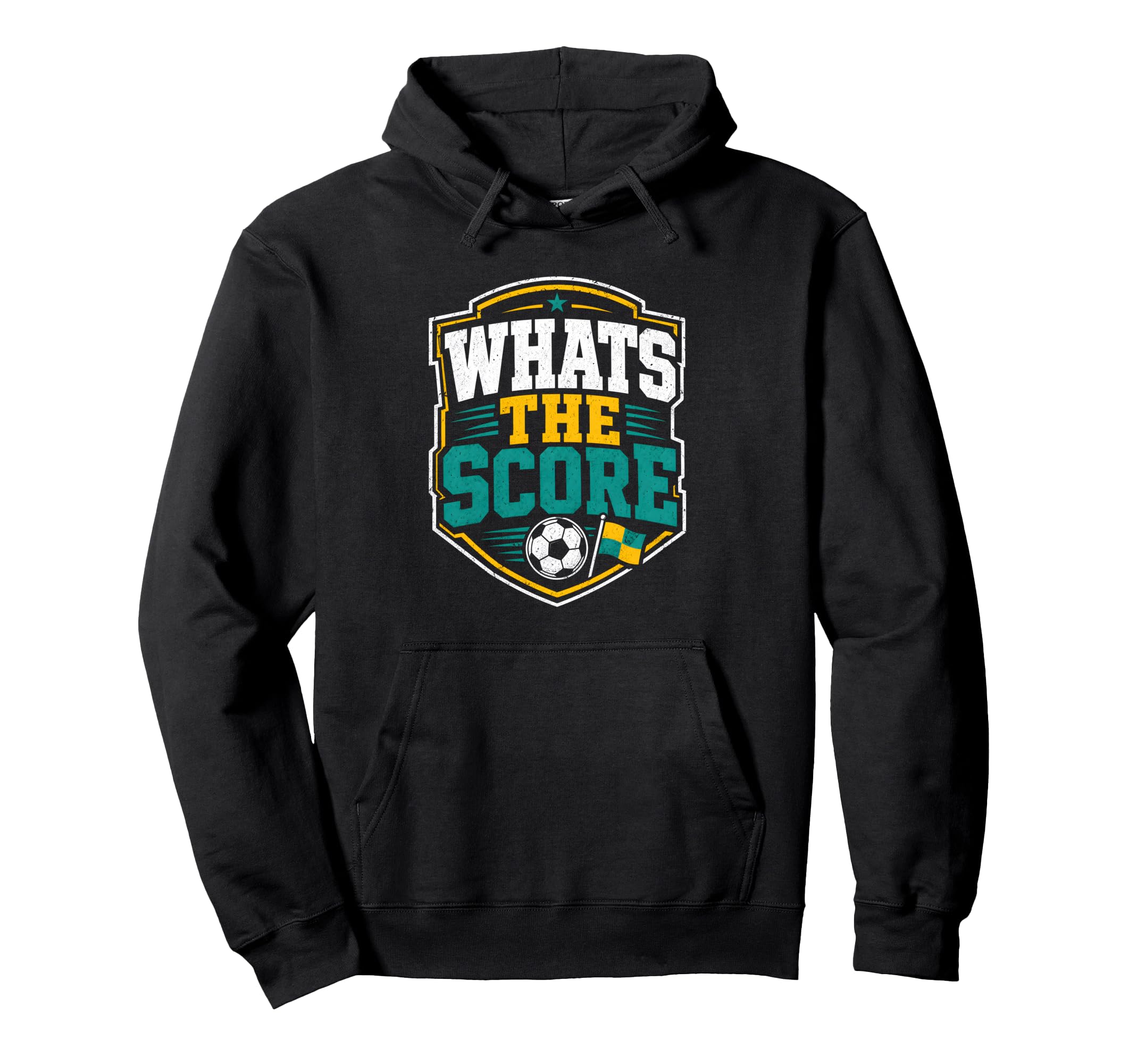 Whats Score Sideline Social Club Soccer Hoodie - Fun Novelty Design Unisex - T-Shirt, Sweatshirt, Hoodie