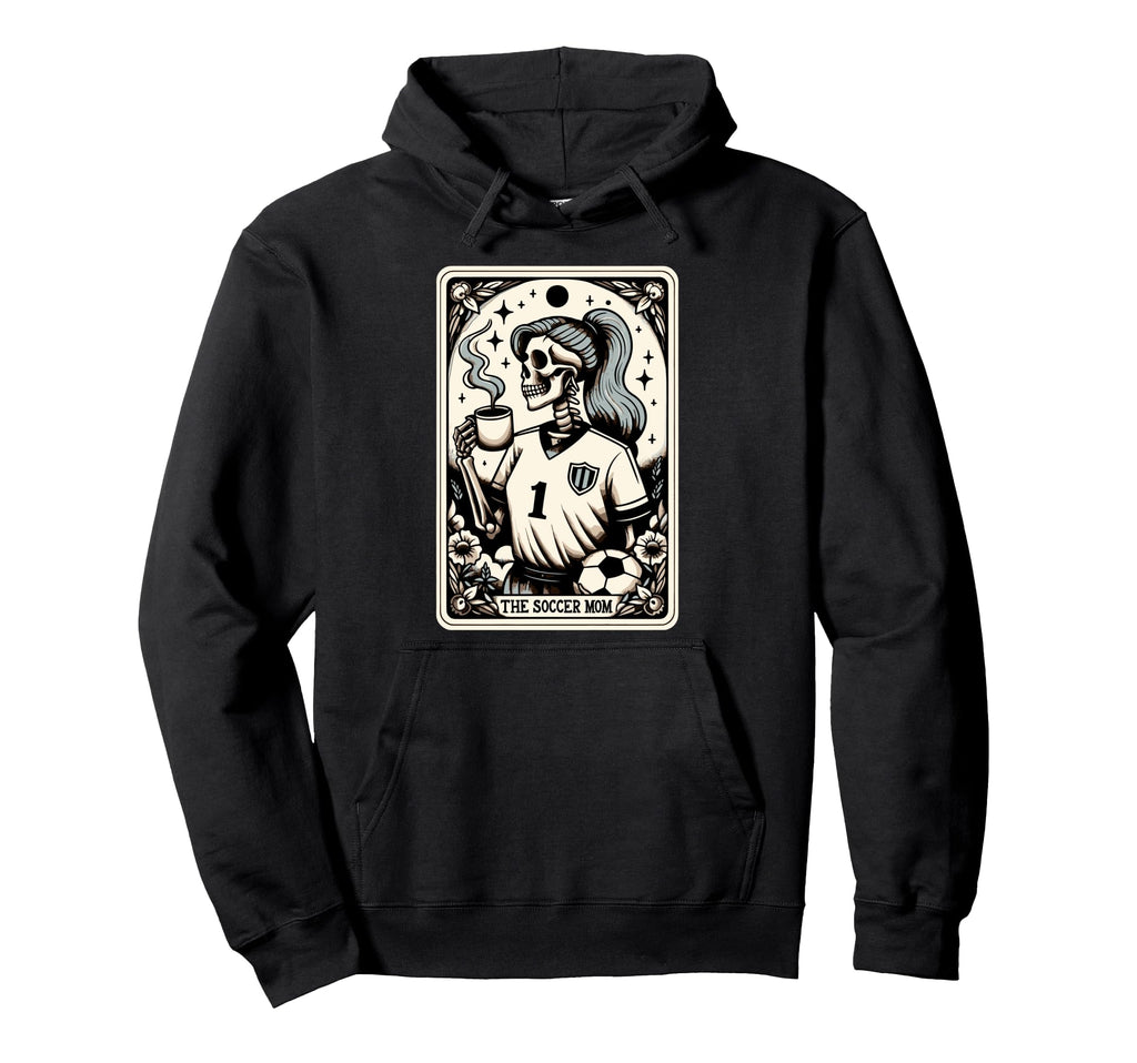 Soccer Mom Soccer Mum Tarot Card Hoodie - Streetwear Style Men Women - T-Shirt, Sweatshirt, Hoodie