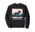Preserve Protect National Park Moose Sweatshirt - Minimalist Print Unisex - T-Shirt, Sweatshirt, Hoodie