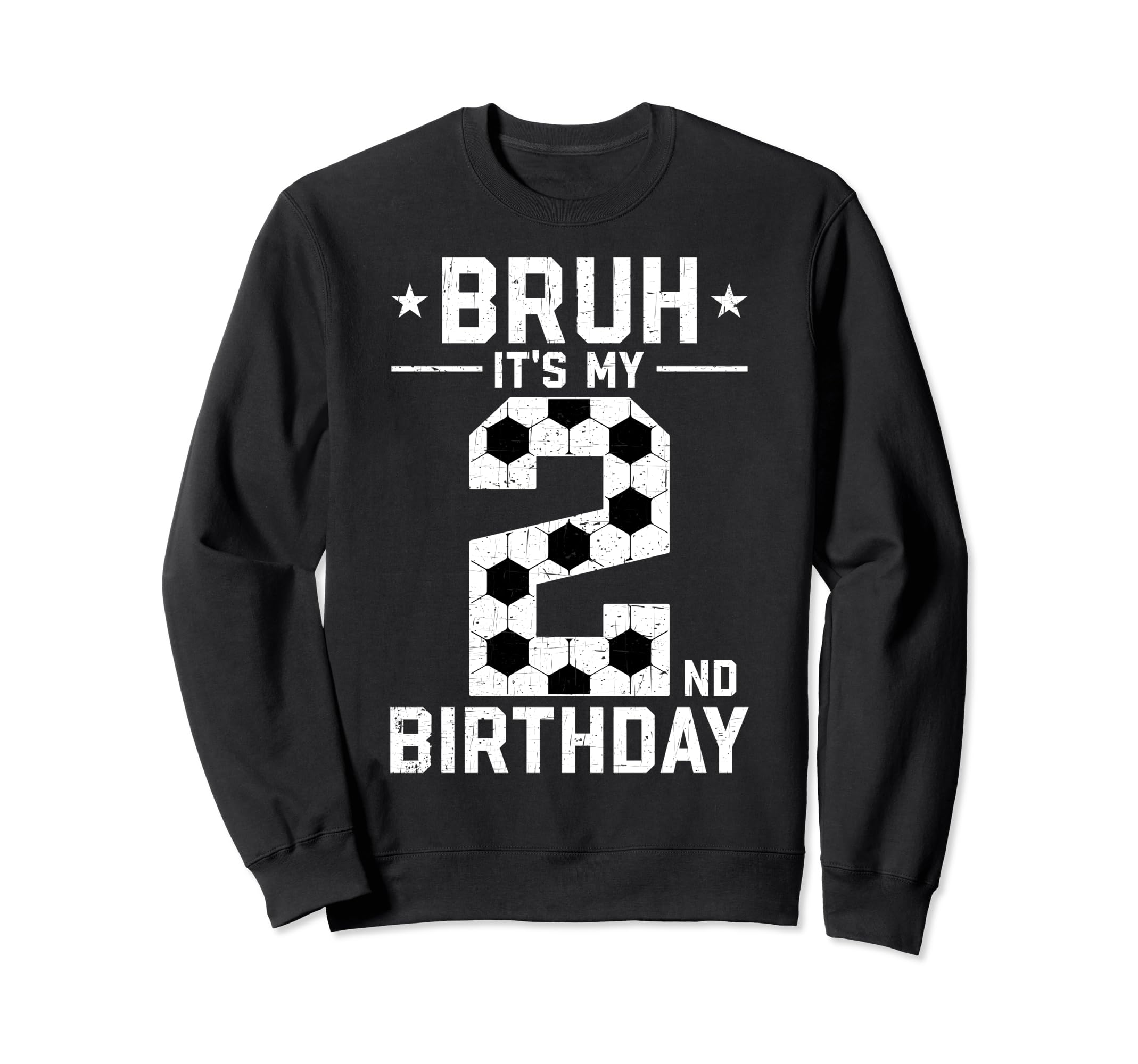 2 Year Old Birthday Soccer Sweatshirt - Casual Everyday Wear for Adults - T-Shirt, Sweatshirt, Hoodie