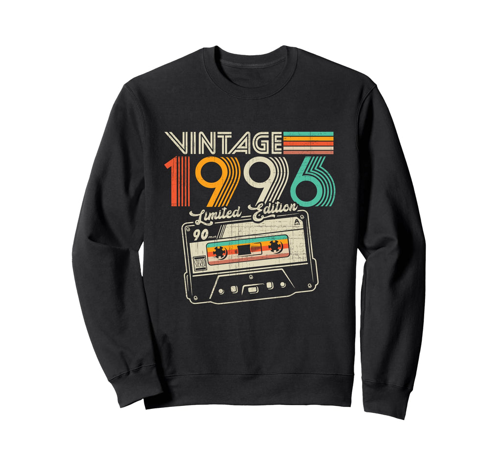 30Th Birthday Gifts 1996 Cassette Sweatshirt - Graphic Print Men Women - T-Shirt, Sweatshirt, Hoodie