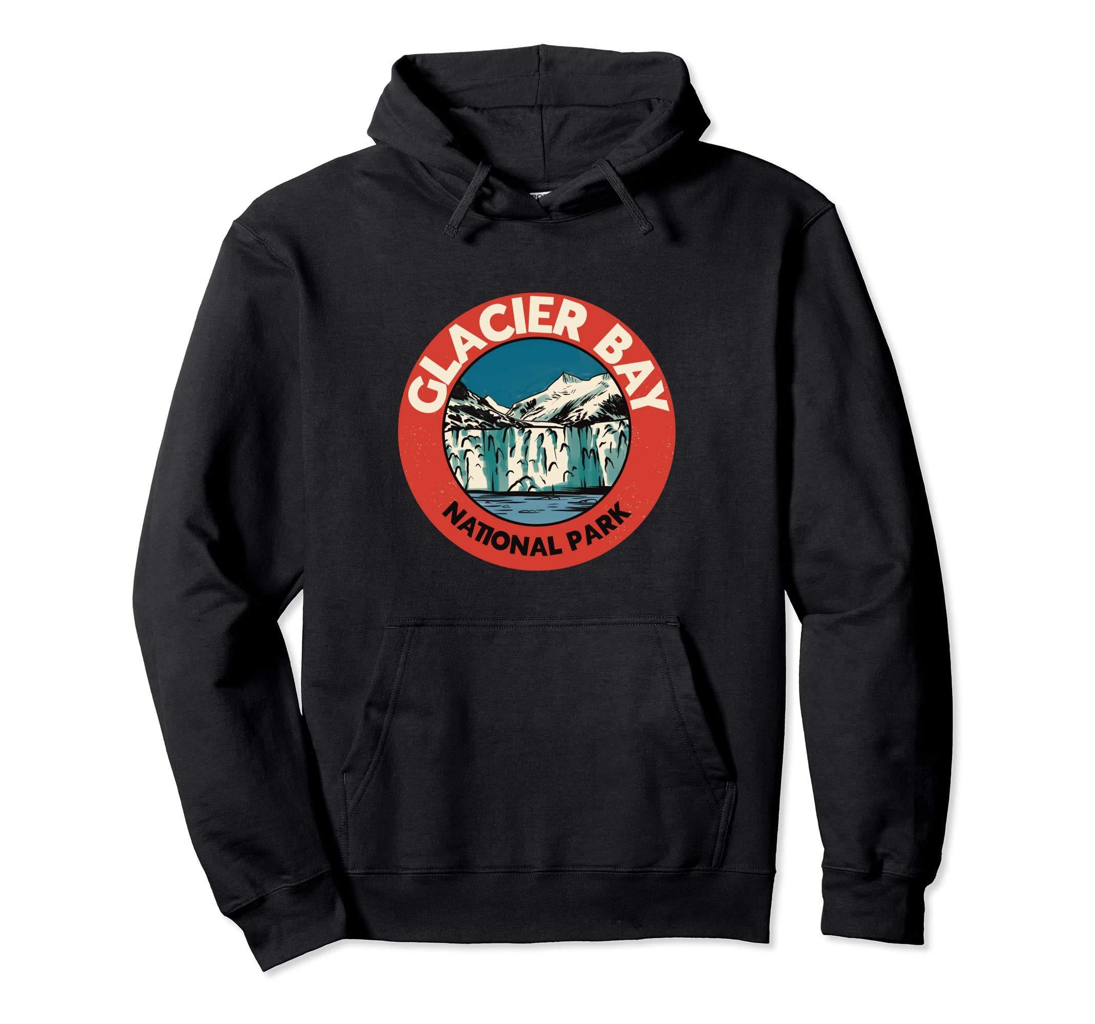 Glacier Bay National Park Hoodie - Minimalist Print Unisex - T-Shirt, Sweatshirt, Hoodie