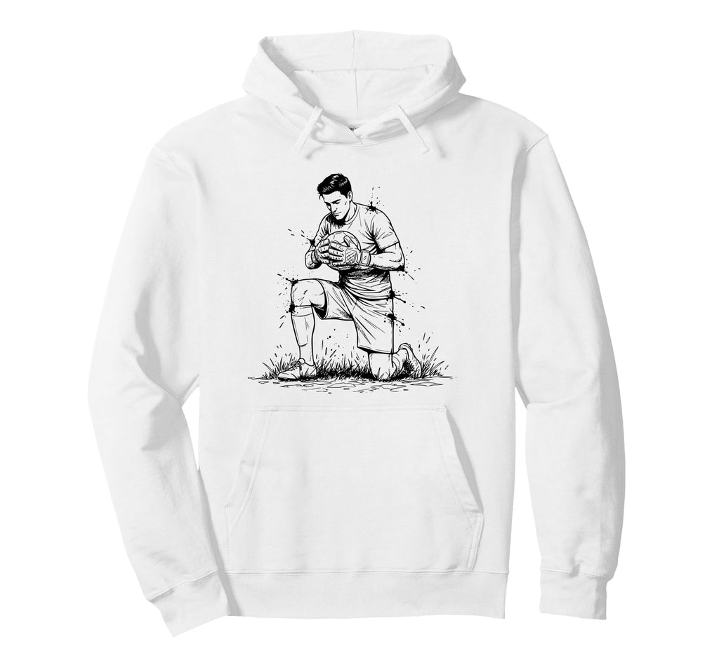Soccer Goalkeeper Goalie Mens Athletes Hoodie - Graphic Print Men Women - T-Shirt, Sweatshirt, Hoodie