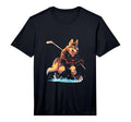 Hockey German Shepherd Ice Hockey T-Shirt - Fun Novelty Design Unisex - T-Shirt, Sweatshirt, Hoodie
