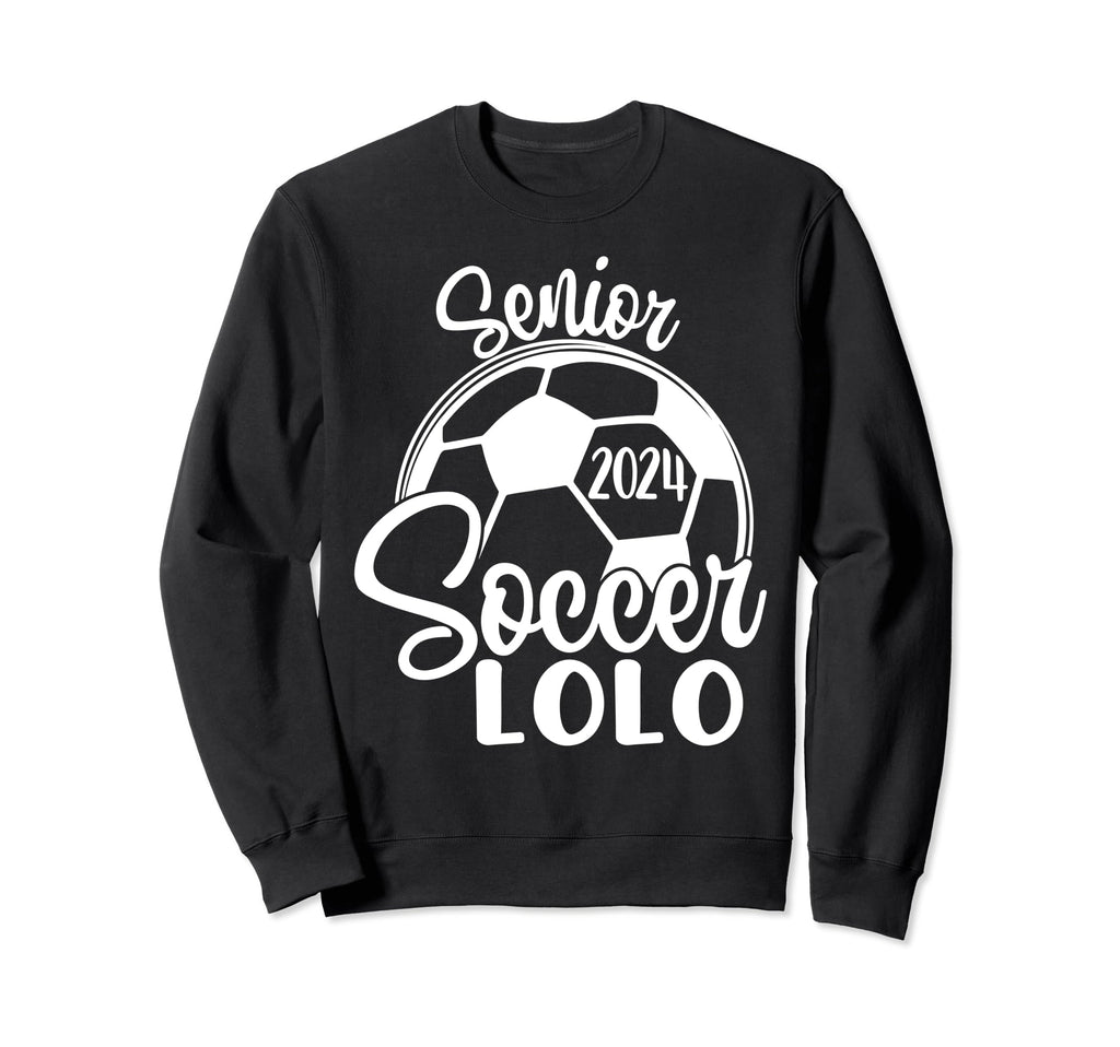 Senior Soccer Lolo 2024 Class Sweatshirt - Minimalist Print for Adults - T-Shirt, Sweatshirt, Hoodie