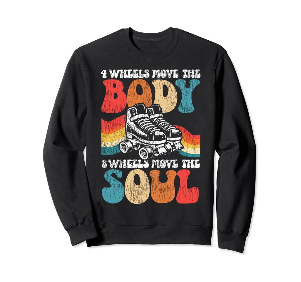 Roller Skating Skate 1970S 4 Sweatshirt - Minimalist Print for Adults - T-Shirt, Sweatshirt, Hoodie