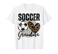 Funny Grandma Proud Soccer Lover Heart T-Shirt - Unique Graphic Unisex - T-Shirt, Sweatshirt, Hoodie
