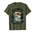Olympic National Park Camping Hiking T-Shirt - Custom Art Print Men Women - T-Shirt, Sweatshirt, Hoodie