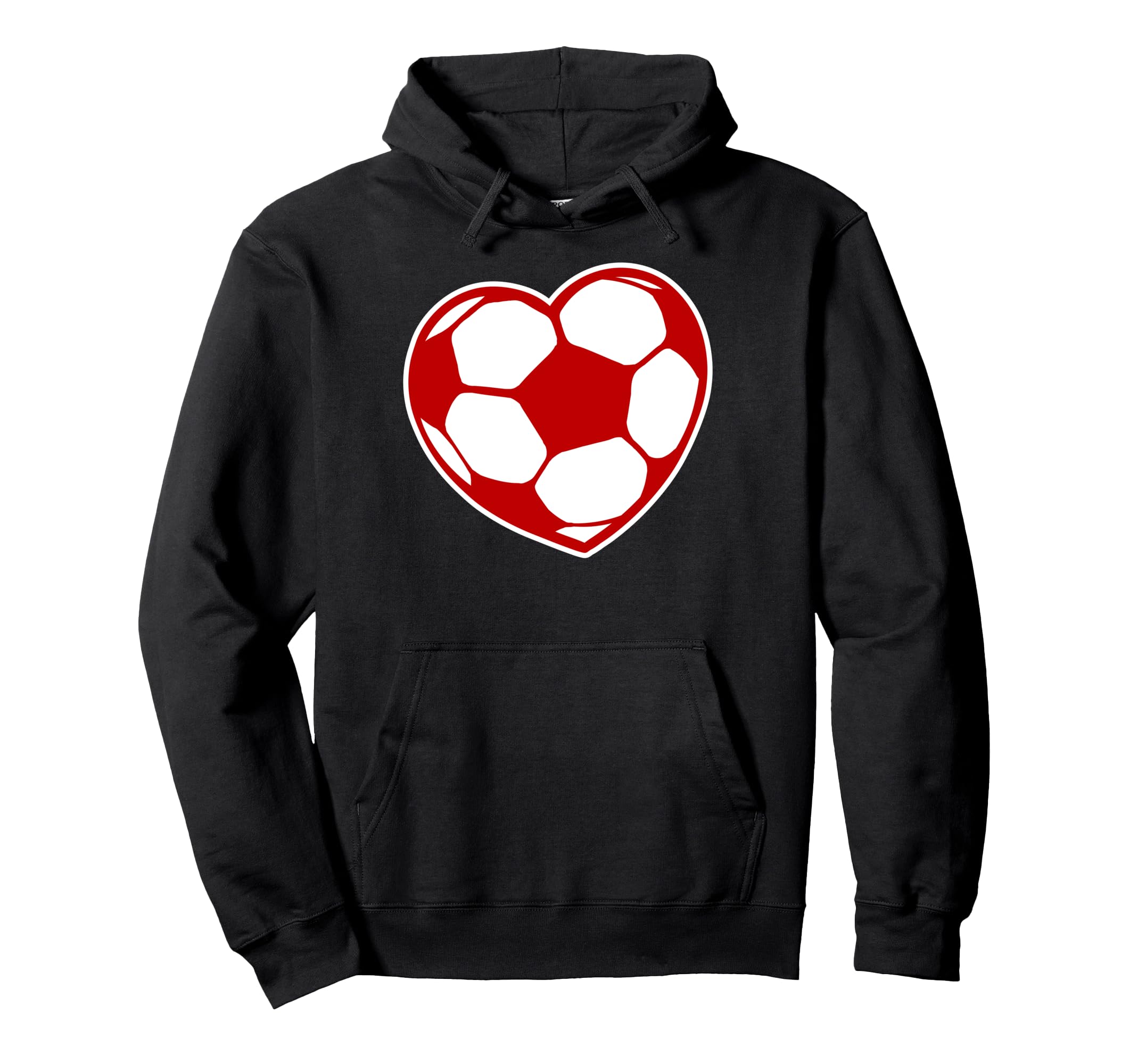 I Love Football Heart Soccer Fan Player Hoodie - Unique Graphic for Adults - T-Shirt, Sweatshirt, Hoodie