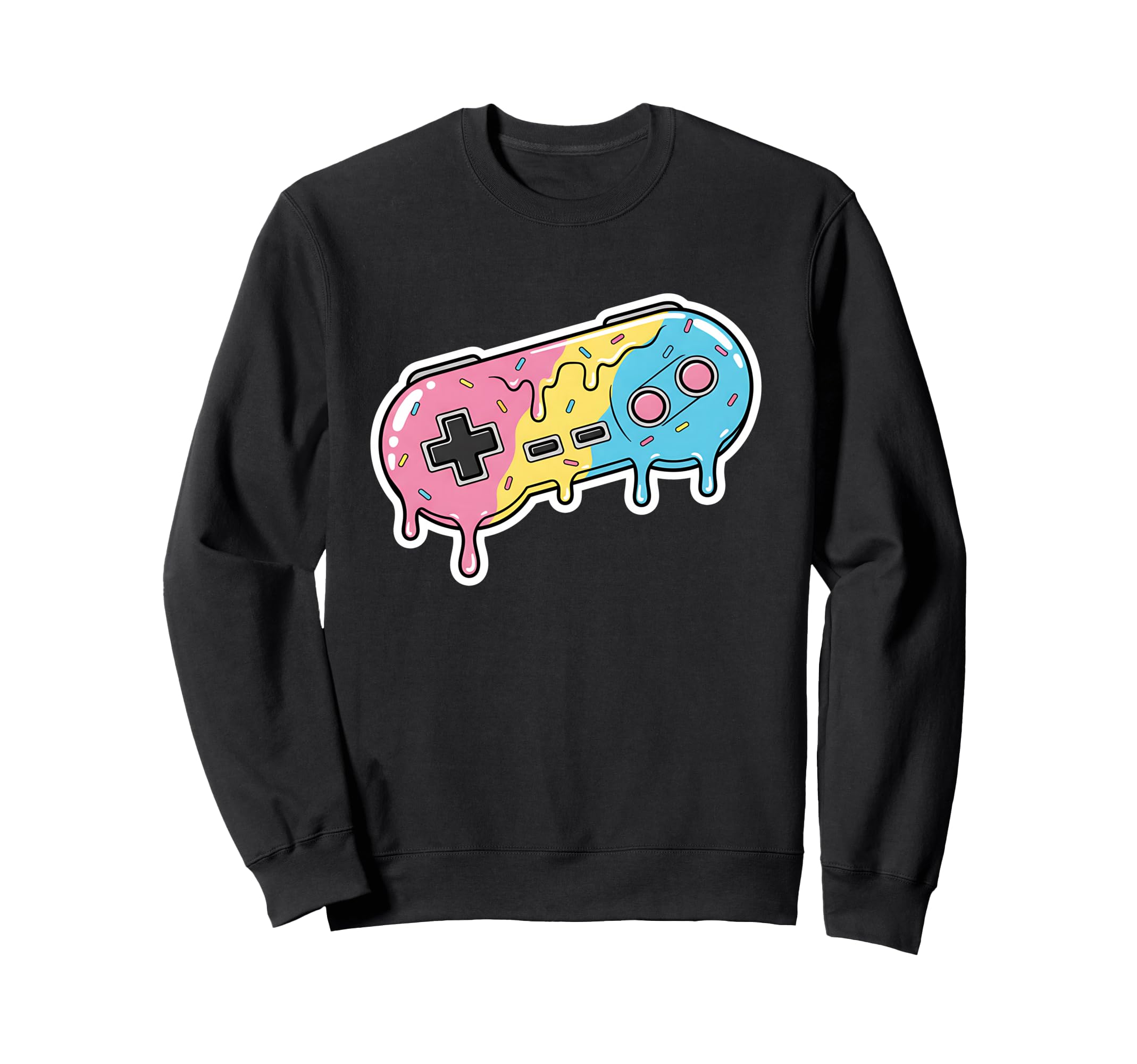 Joypad Ice Cream Drip Arcade Sweatshirt - Streetwear Style Men Women - T-Shirt, Sweatshirt, Hoodie