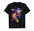 Soccer Paint Splash Womens Soccer T-Shirt - Graphic Print Unisex - T-Shirt, Sweatshirt, Hoodie